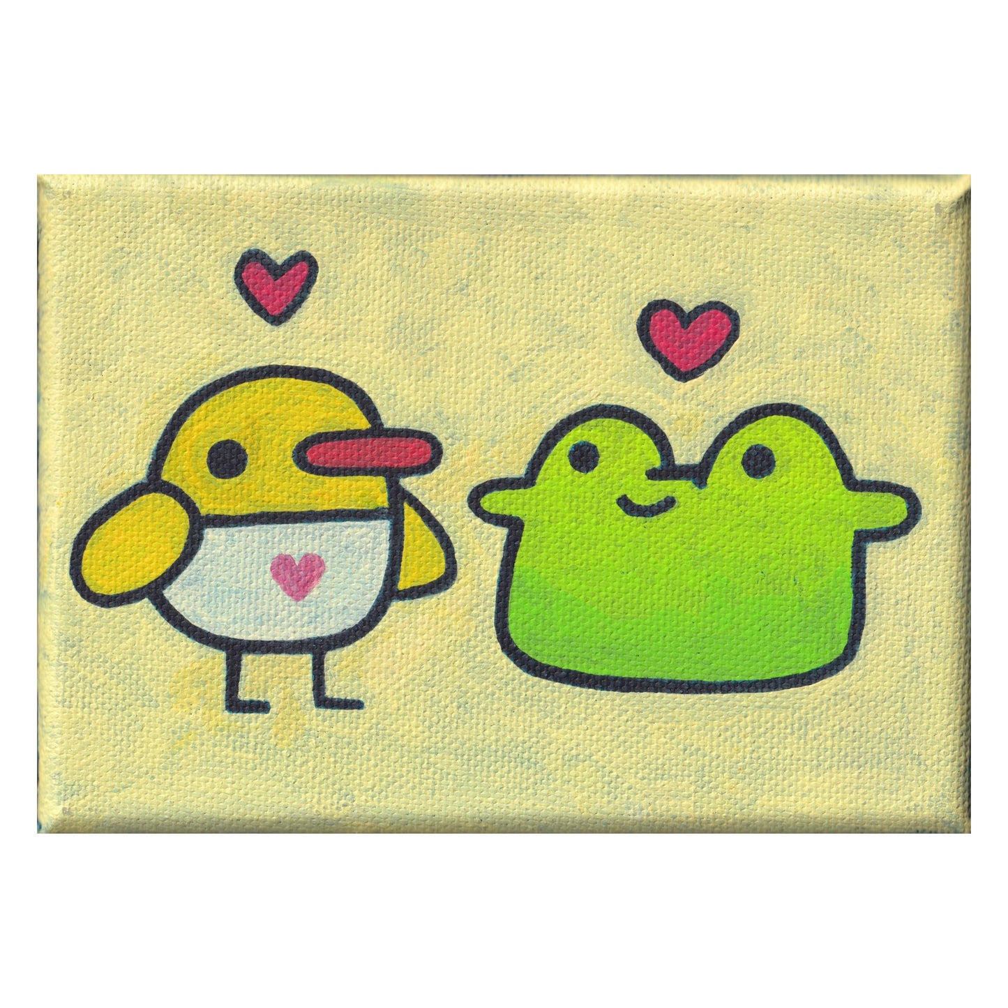 baby duck & soup frog