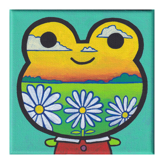 Inner peace frog