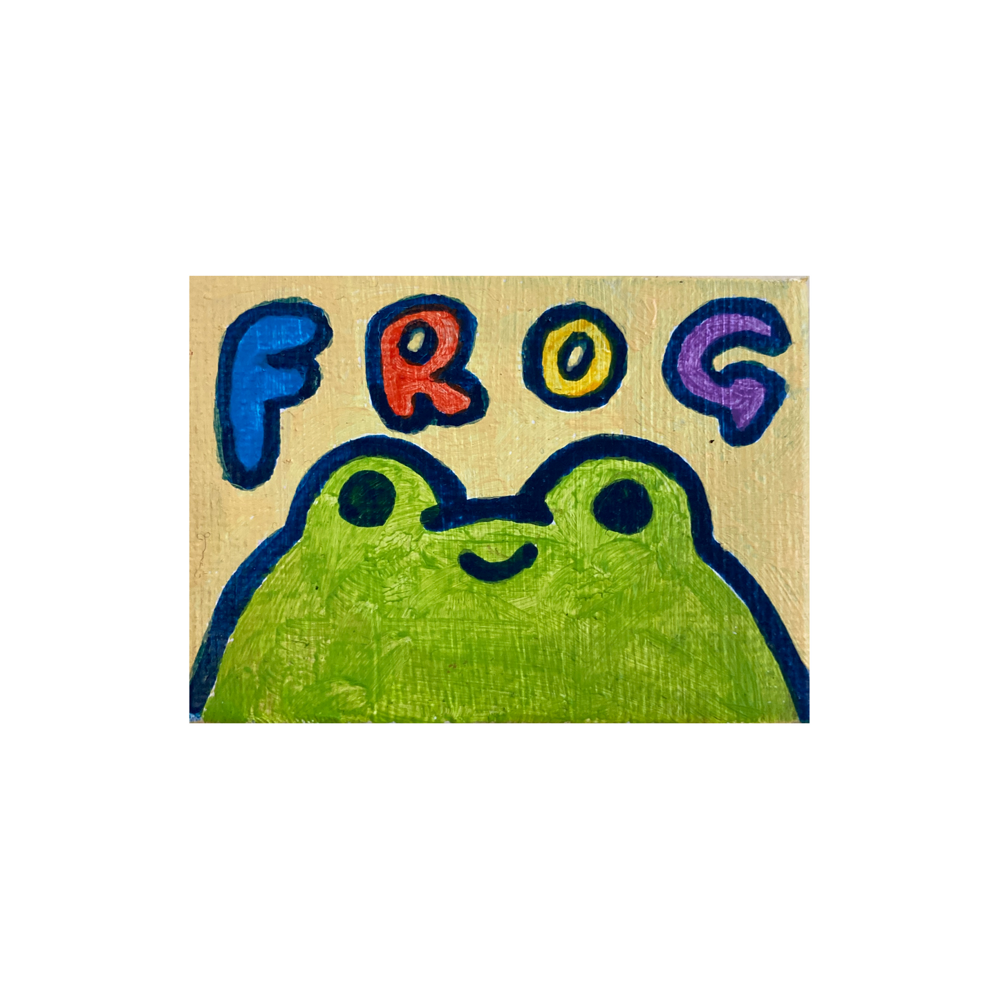 Frog Mini Painting