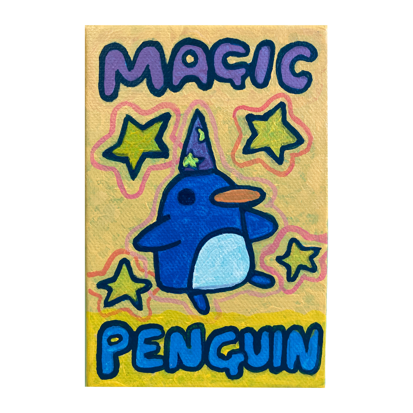 Magic Penguin Painting