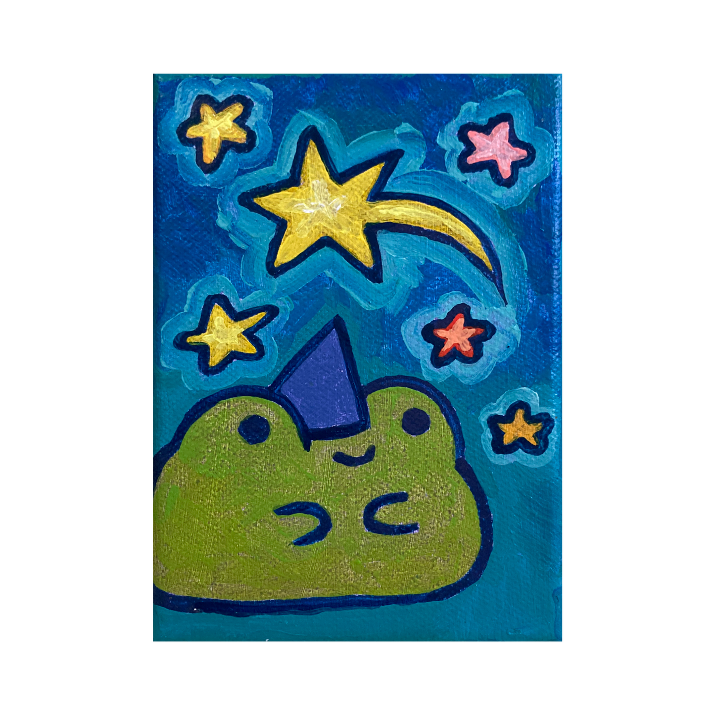 Wizard Frog Painting