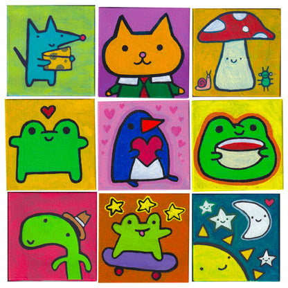 mini mystery painting - made to order