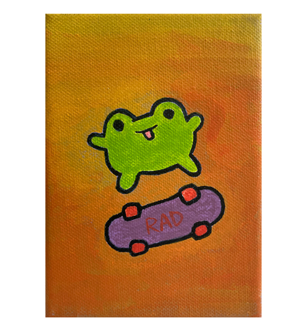 Skateboard Frog